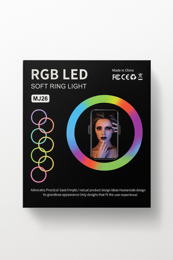 10 Inch RGB LED Soft Ring Light – MJ26