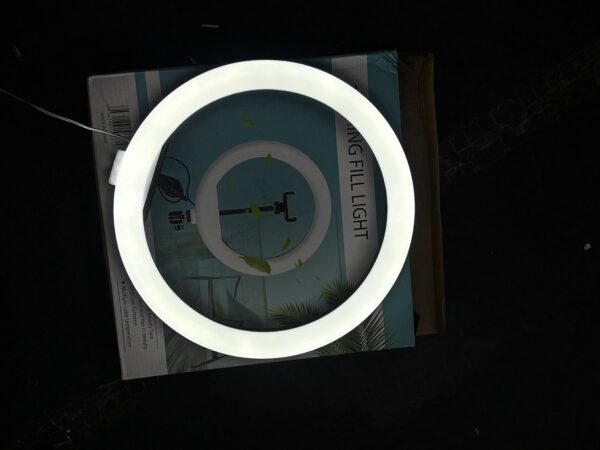 12 Inch Ring Fill Light HX-300 with Tripod Stand & Mobile Holder - Image 2