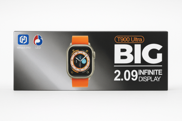 T900 Ultra Smart Watch – 2.09” Big Display, Wireless Charging, HiMatch Pro