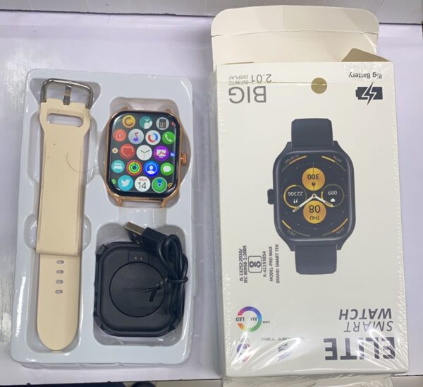 Elite Smart Watch – 1.85" Full HD Display, Bluetooth Calling, Health Tracker